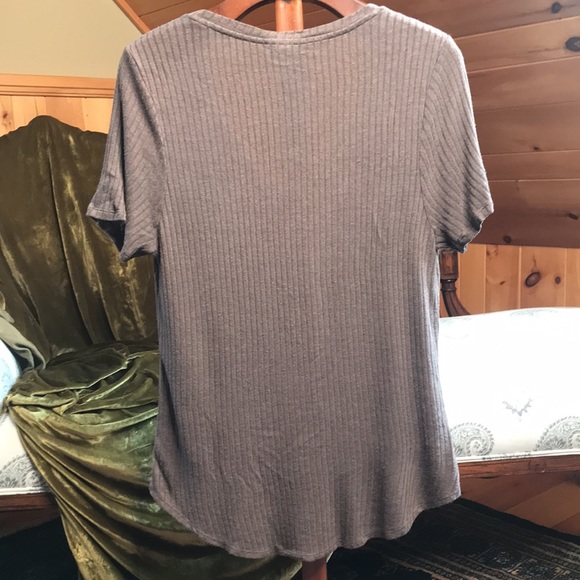 Easy Ribbed Tee - Picture 2 of 6